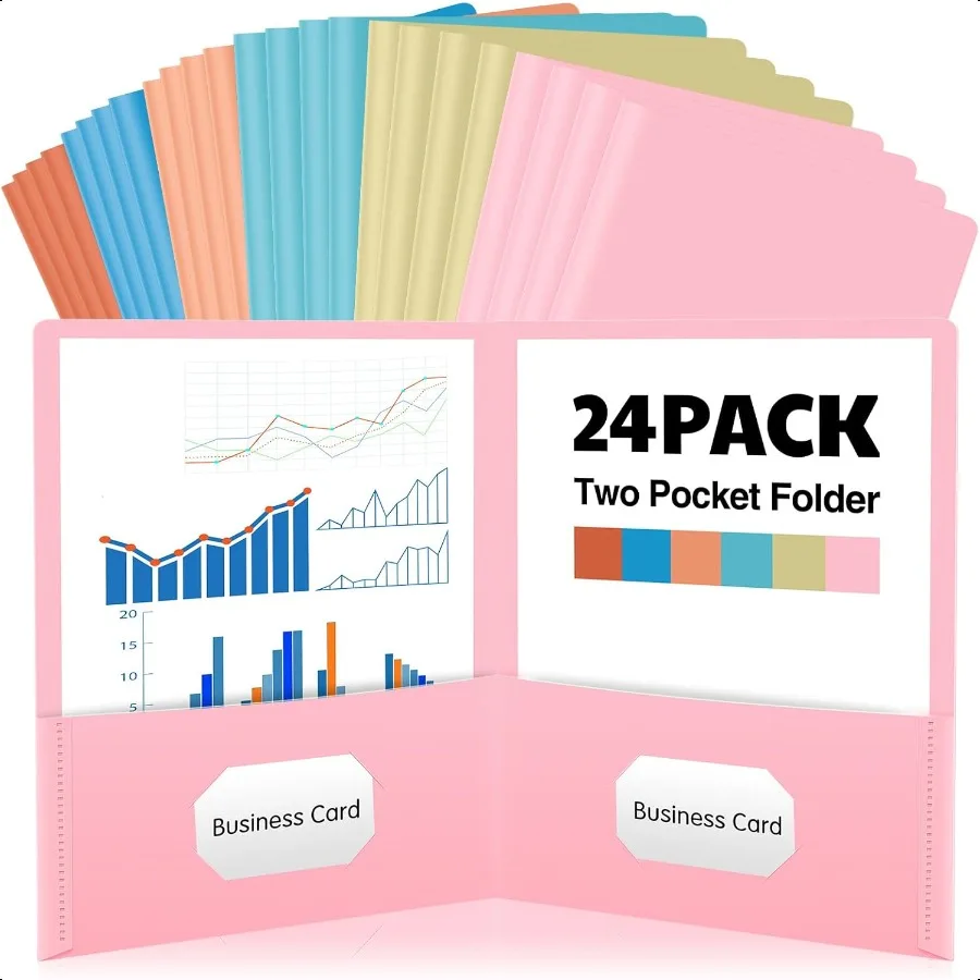 24 Pack Folders with Pockets Boho Folders with 2 Pockets Durable Heavy Duty File Folder with Busin Card Slot for Filing Cabinet
24 Pack Folders with Pockets Boho Folders with 2 Pockets Durable Heavy Duty File Folder with Busin Card Slot for Filing Cabinet