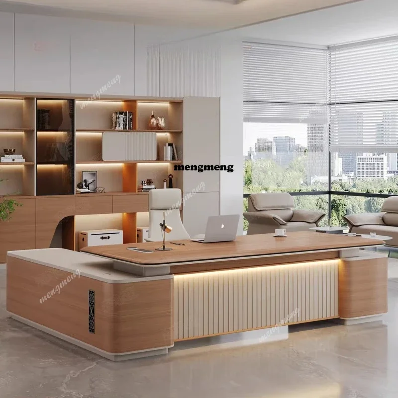 Hot sales Boss light luxury high-end desk simple modern leadership office atmosphere high-end desk
Hot sales Boss light luxury high-end desk simple modern leadership office atmosphere high-end desk