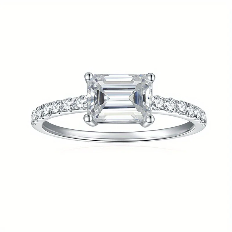 5*7mm with GRA Certificate Lab Grown Moissanite Diamond Rings D Color S925 Sterling Silver Plated Gold Ring for Women Wedding
5*7mm with GRA Certificate Lab Grown Moissanite Diamond Rings D Color S925 Sterling Silver Plated Gold Ring for Women Wedding