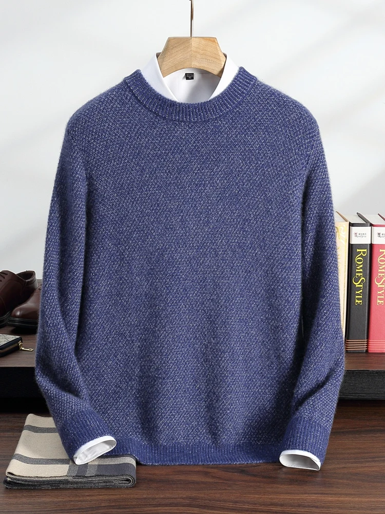 TLOML мужской 100% кашемировый свитер с круглым вырезом, толстый пуловер, осень-зима, мягкий теплый удобный кашемировый трикотаж, топы высокого качества
TLOML мужской 100% кашемировый свитер с круглым вырезом, толстый пуловер, осень-зима, мягкий теплый удобный кашемировый трикотаж, топы высокого качества