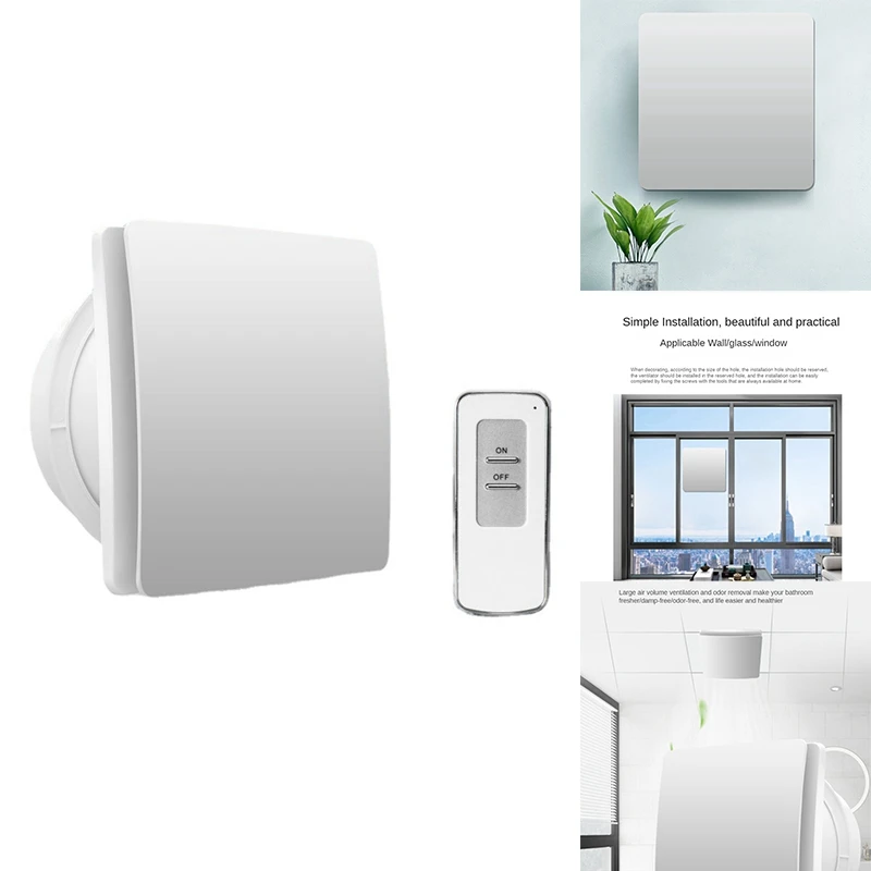High Speed Exhaust Fan Toilet Kitchen Bathroom Hanging Wall Window Ventilator Extractor With Remote Control
High Speed Exhaust Fan Toilet Kitchen Bathroom Hanging Wall Window Ventilator Extractor With Remote Control