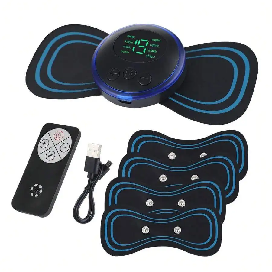 5 Pcs/Set Mini Portable Electric Massage Patch, EMS Massager For Neck, Back, Waist, Hip, Legs, Arms And Other Body Massage
5 Pcs/Set Mini Portable Electric Massage Patch, EMS Massager For Neck, Back, Waist, Hip, Legs, Arms And Other Body Massage