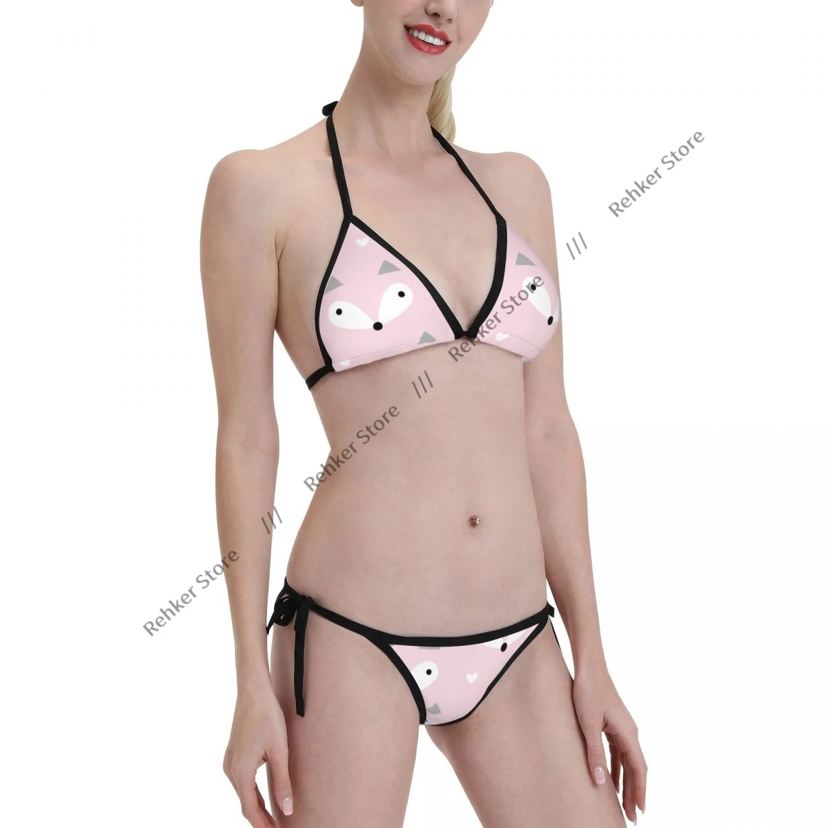 Bikini Set Swimwear Women Swimsuit Sexy Push Up Swimming Bathing Suit Pastel Fox Pattern Beachwear Summer Brazilian
Bikini Set Swimwear Women Swimsuit Sexy Push Up Swimming Bathing Suit Pastel Fox Pattern Beachwear Summer Brazilian