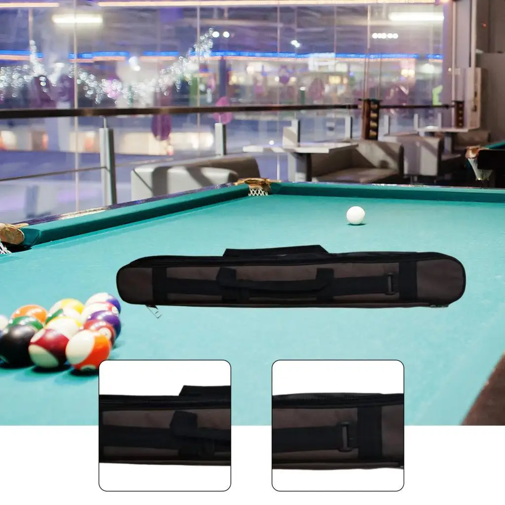 Billiard Accessories Soft Cue Case Oxford Cloth Double Storage Bag for Pool Hall and Practice Room Players
Billiard Accessories Soft Cue Case Oxford Cloth Double Storage Bag for Pool Hall and Practice Room Players