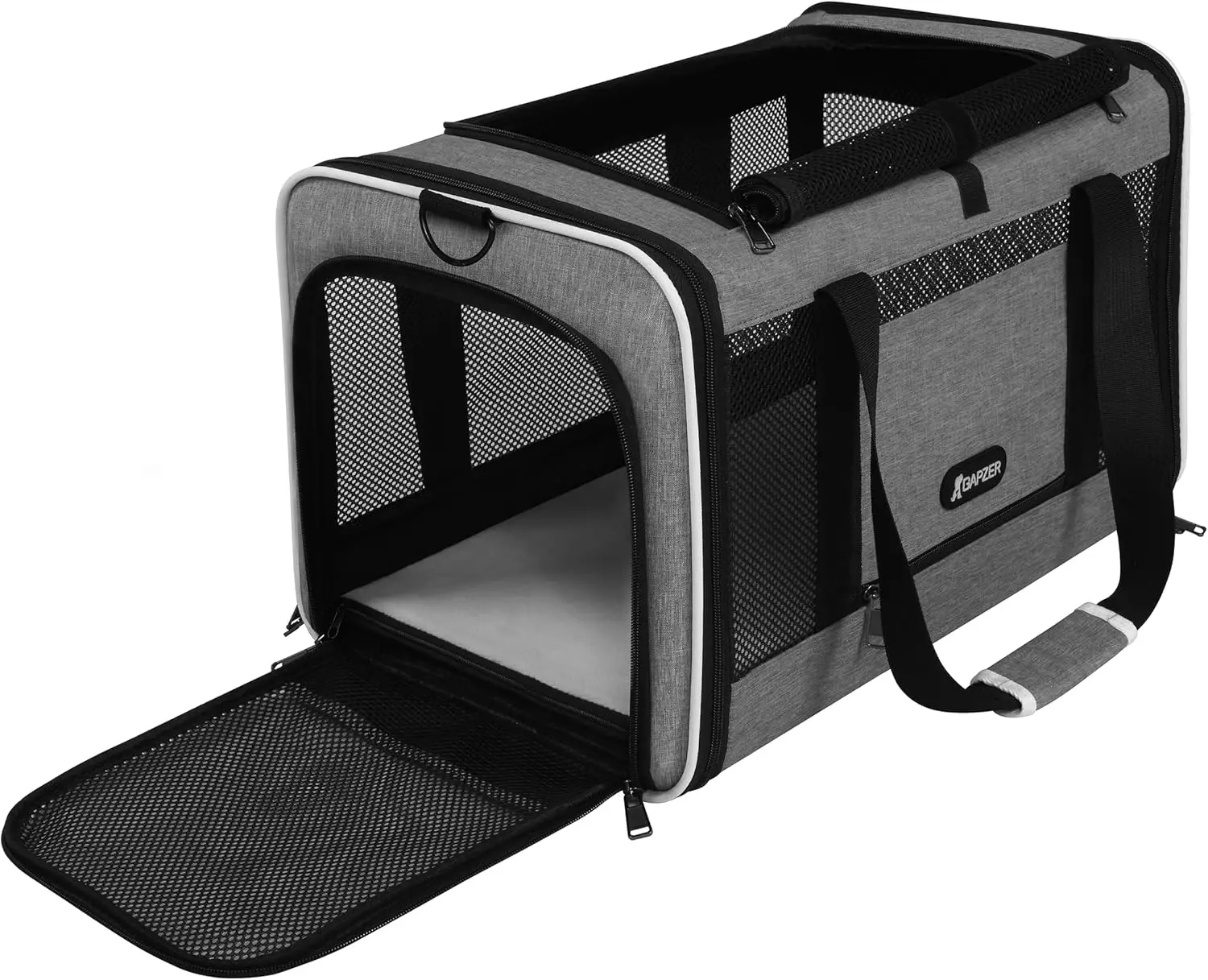 Cat Carrier 18x11x11 Top Load Soft Travel Bag for Cats & Small Dogs, Collapsible Mesh Cage for Kittens, Rabbits, Up to 25 lbs, G
Cat Carrier 18x11x11 Top Load Soft Travel Bag for Cats & Small Dogs, Collapsible Mesh Cage for Kittens, Rabbits, Up to 25 lbs, G