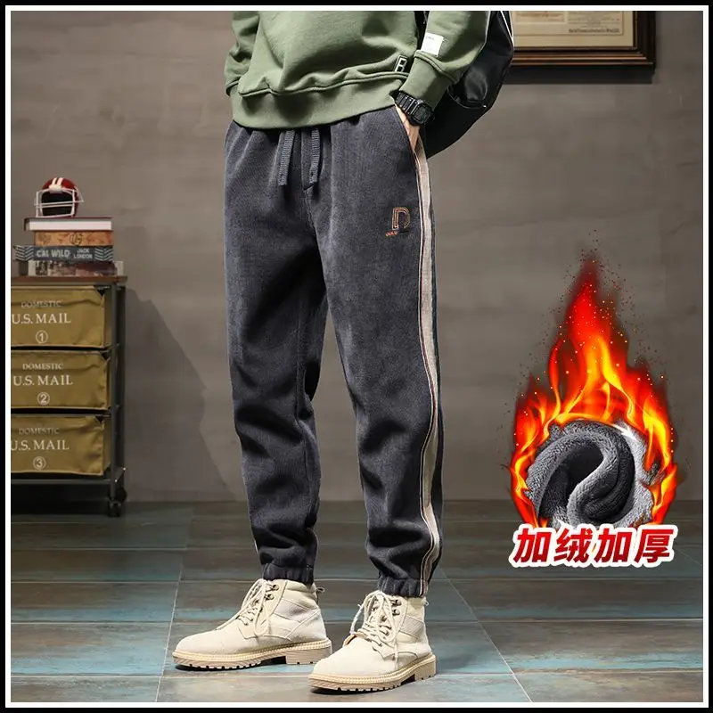 Corduroy Men's Fleece Padded Autumn and Winter Sports Pants Velvet Sweatpants Casual Thick Harem
Corduroy Men's Fleece Padded Autumn and Winter Sports Pants Velvet Sweatpants Casual Thick Harem