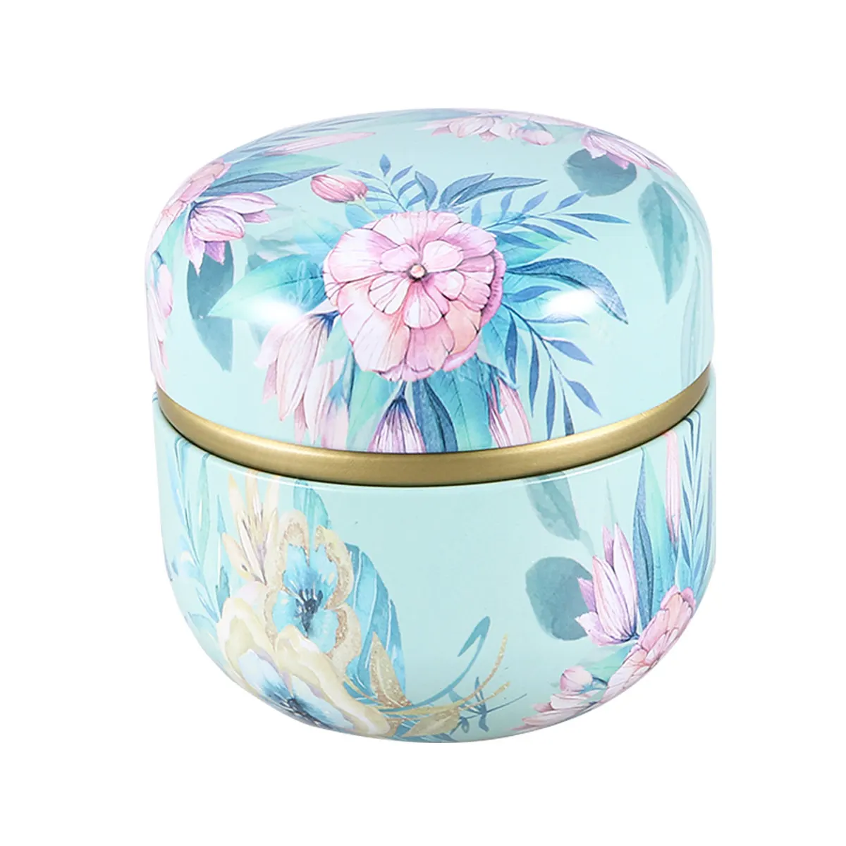 Portable Tea Leaf Tin Jar Round Candy Storage Can Dual Lid Sealing Spice Organizer Flower Pattern Tinplate Container
Portable Tea Leaf Tin Jar Round Candy Storage Can Dual Lid Sealing Spice Organizer Flower Pattern Tinplate Container