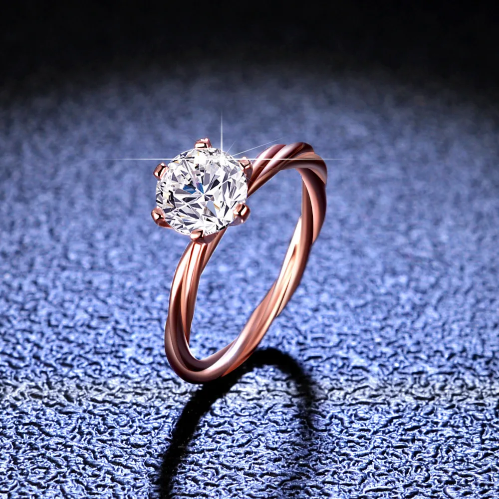 BR 6.5mm Moissanite Ring with Twisted Vine Design, 925 Sterling Silver Women's Ring, 1 Carat D VVS1 Grade Moissanite Jewelry
BR 6.5mm Moissanite Ring with Twisted Vine Design, 925 Sterling Silver Women's Ring, 1 Carat D VVS1 Grade Moissanite Jewelry