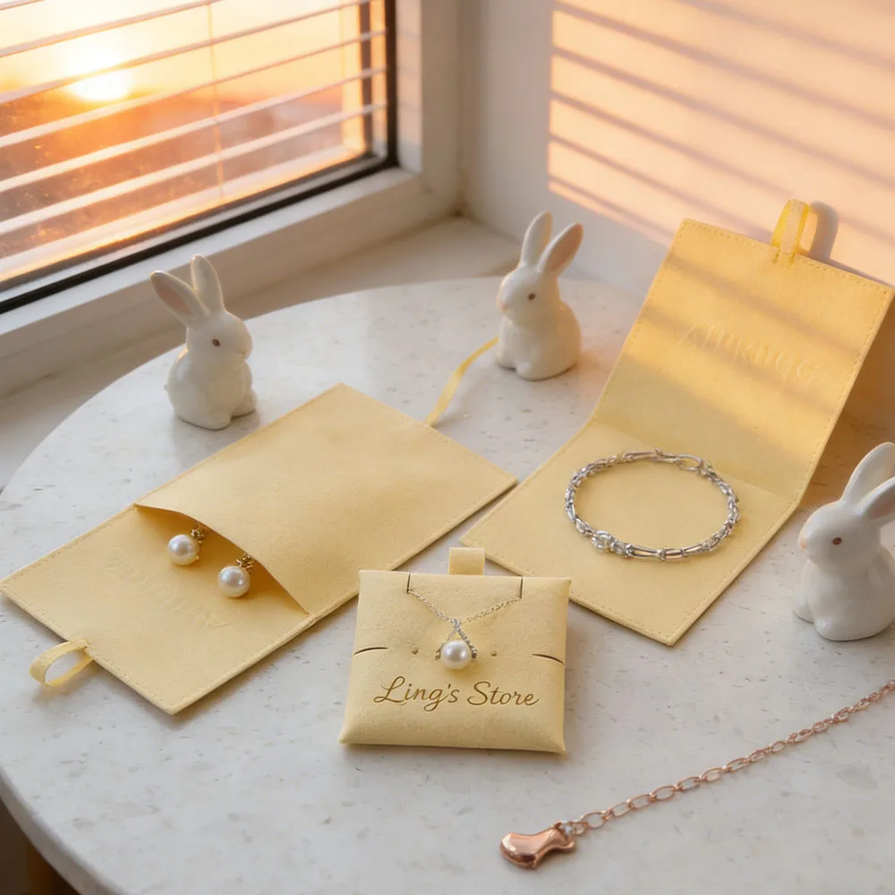 Custom Print Logo Jewellery Package Microfiber Envelope Pouches Bag Jewelry Earring Necklace Rings Gift Bag With Insert Pad Card
Custom Print Logo Jewellery Package Microfiber Envelope Pouches Bag Jewelry Earring Necklace Rings Gift Bag With Insert Pad Card