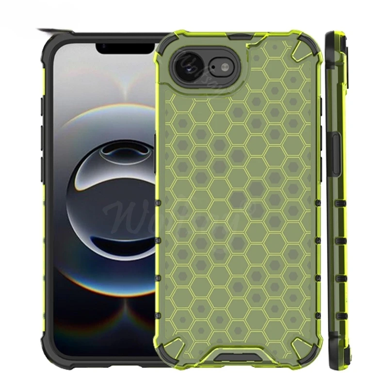 Shockproof Transparent Case For iPhone 16e Honeycomb Armor Full Back Case For iPhone 16e Case Cover For iPhone 16e 16 e 6.1 inch
Shockproof Transparent Case For iPhone 16e Honeycomb Armor Full Back Case For iPhone 16e Case Cover For iPhone 16e 16 e 6.1 inch