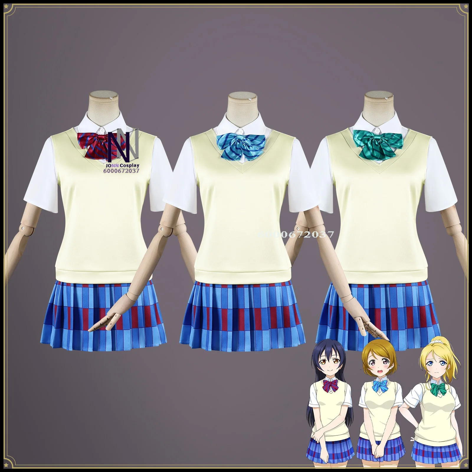 LoveLive!Kousaka Honoka Ayase Eli Hoshizora Rin Minami Kotori Toujou Nozomi Cosplay costume Women Full Set Summer School Uniform
LoveLive!Kousaka Honoka Ayase Eli Hoshizora Rin Minami Kotori Toujou Nozomi Cosplay costume Women Full Set Summer School Uniform