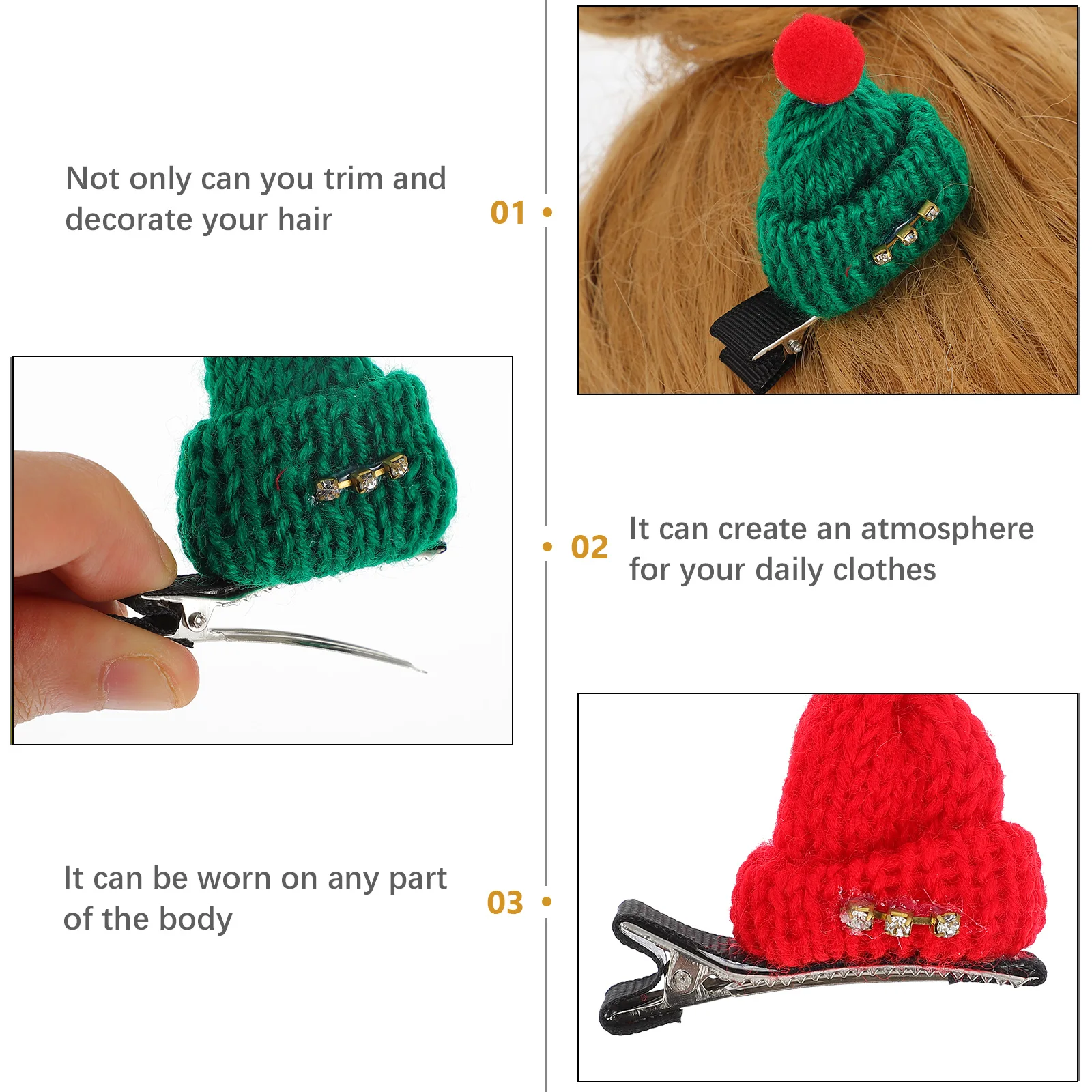 12pcs Wool Christmas Hat Hair Clips Kids Girls Cute Xmas Accessories Durable Glitter Headwear for Family Friends
12pcs Wool Christmas Hat Hair Clips Kids Girls Cute Xmas Accessories Durable Glitter Headwear for Family Friends