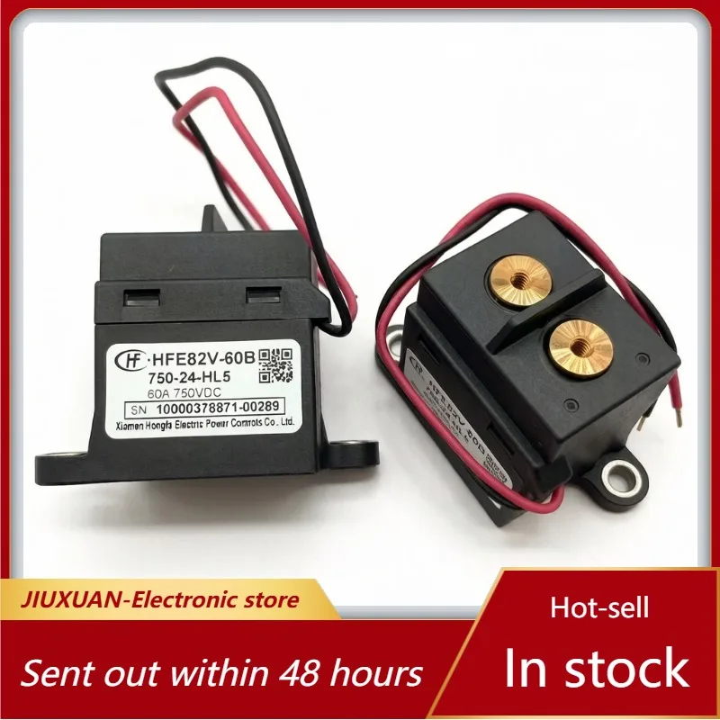 New 1pcs/lot HFE82V-60B 750V-24-HL5 DC750V 60A New energy relay
New 1pcs/lot HFE82V-60B 750V-24-HL5 DC750V 60A New energy relay