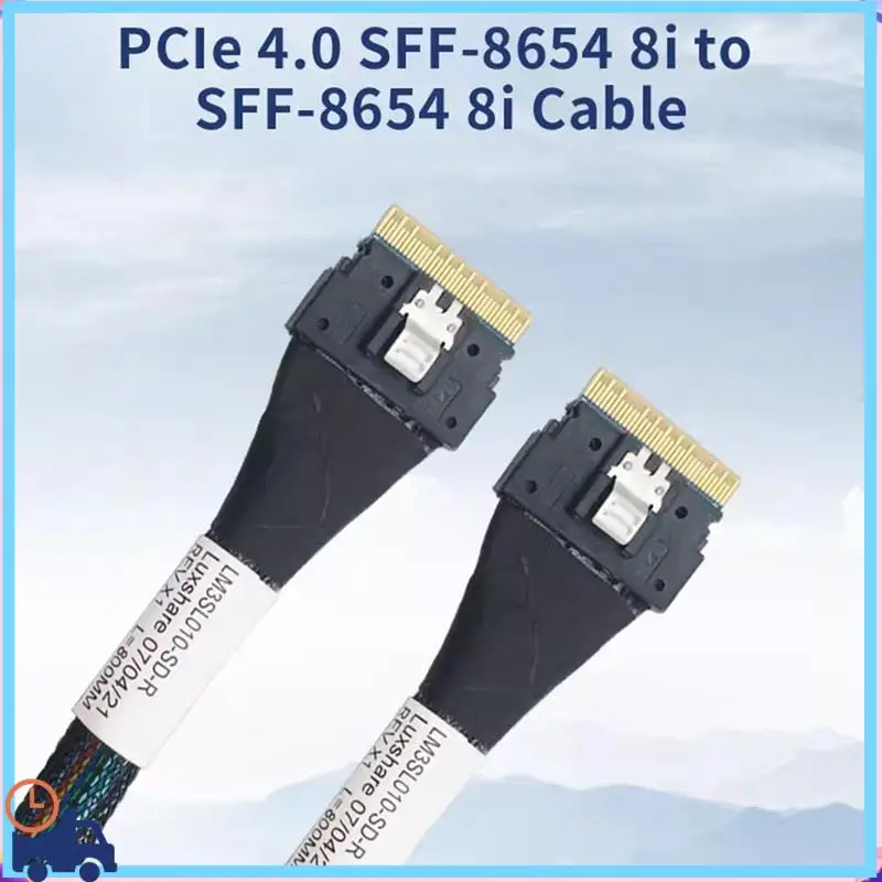 Latest High Speed Pcie 4.0 Slimsas SFF8654 8I To 8I 9500 Series Nvme Available Cable External Video Card Adapter 0.5M
Latest High Speed Pcie 4.0 Slimsas SFF8654 8I To 8I 9500 Series Nvme Available Cable External Video Card Adapter 0.5M