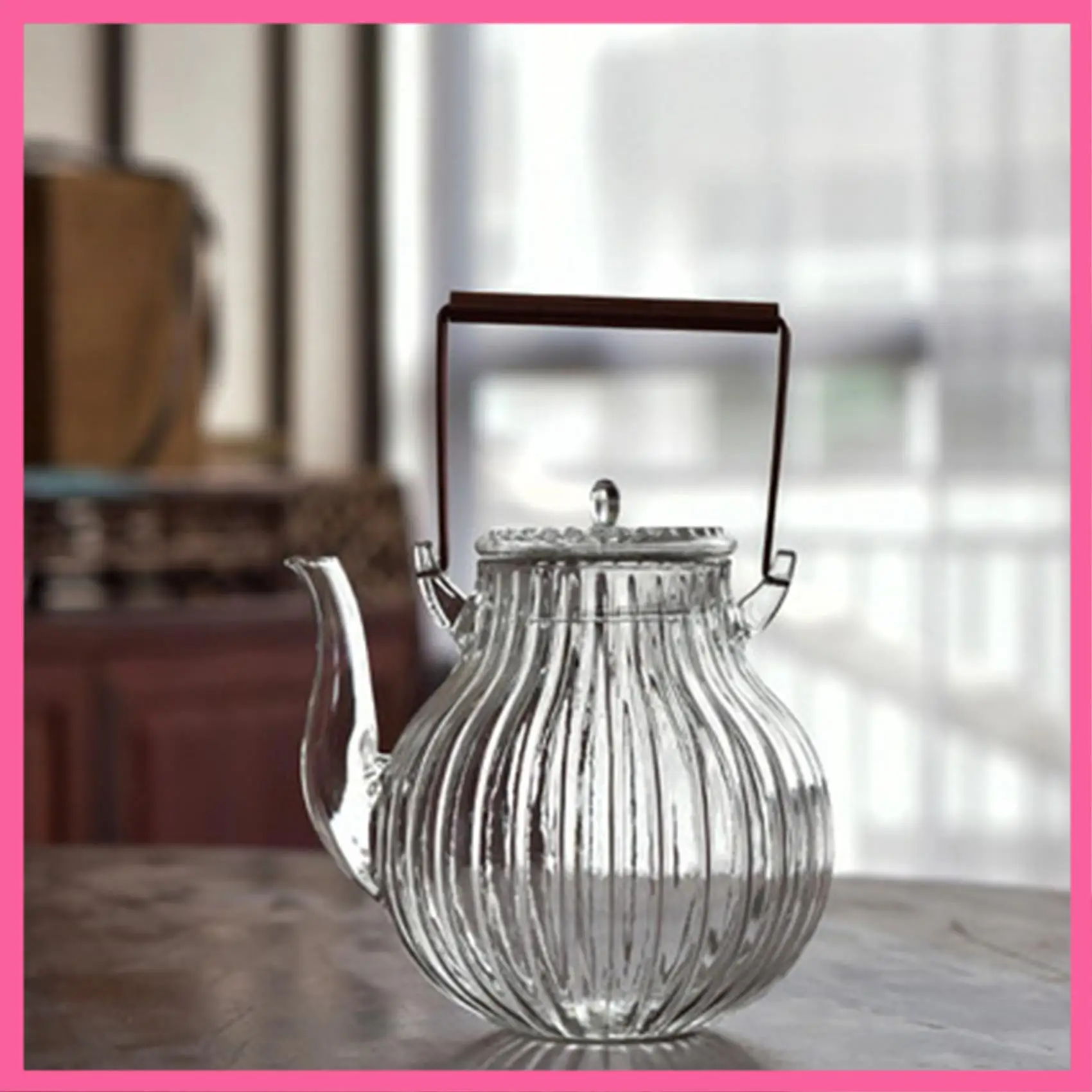ABNM Large-Capacity Glass Teapot Handmade Craft High Temperature Resistant Glass Pot For Scented Tea Office And Home Kitchen
ABNM Large-Capacity Glass Teapot Handmade Craft High Temperature Resistant Glass Pot For Scented Tea Office And Home Kitchen