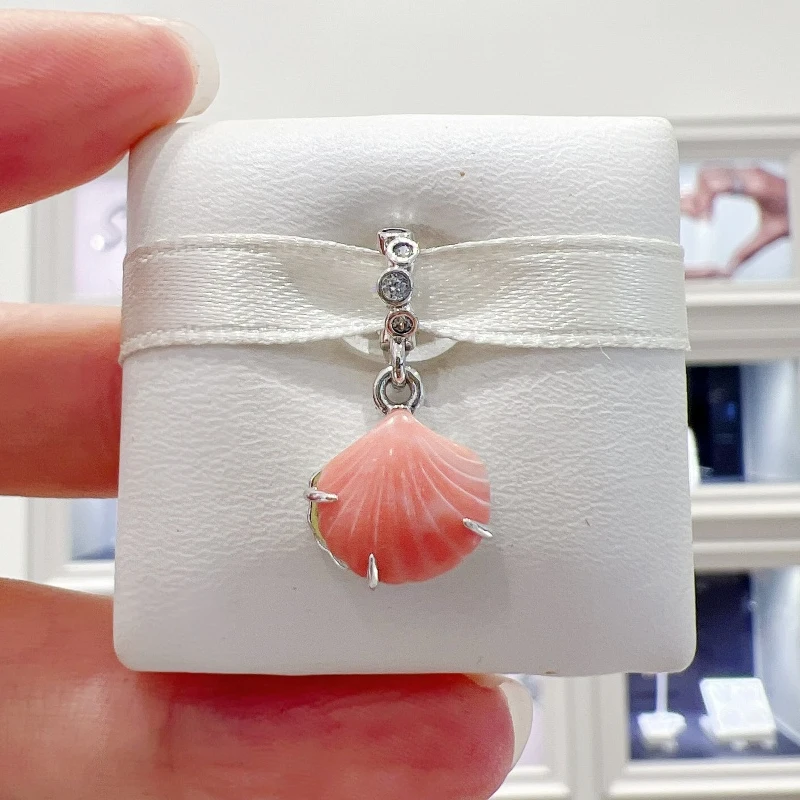 CHARMING 925 Sterling Silver Charms Coral-colored Double Dangle Charm fit European Charm Bracelets Making Women'
CHARMING 925 Sterling Silver Charms Coral-colored Double Dangle Charm fit European Charm Bracelets Making Women'