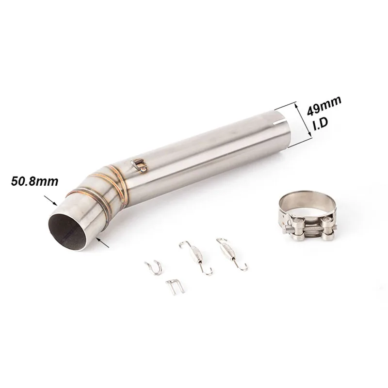 For Honda CB1300 2003-2014 Motorcycle 51mm Middle Exhaust Pipe Middle Mid Link Exhaust Pipe Middle Link Pipe Slip On
For Honda CB1300 2003-2014 Motorcycle 51mm Middle Exhaust Pipe Middle Mid Link Exhaust Pipe Middle Link Pipe Slip On