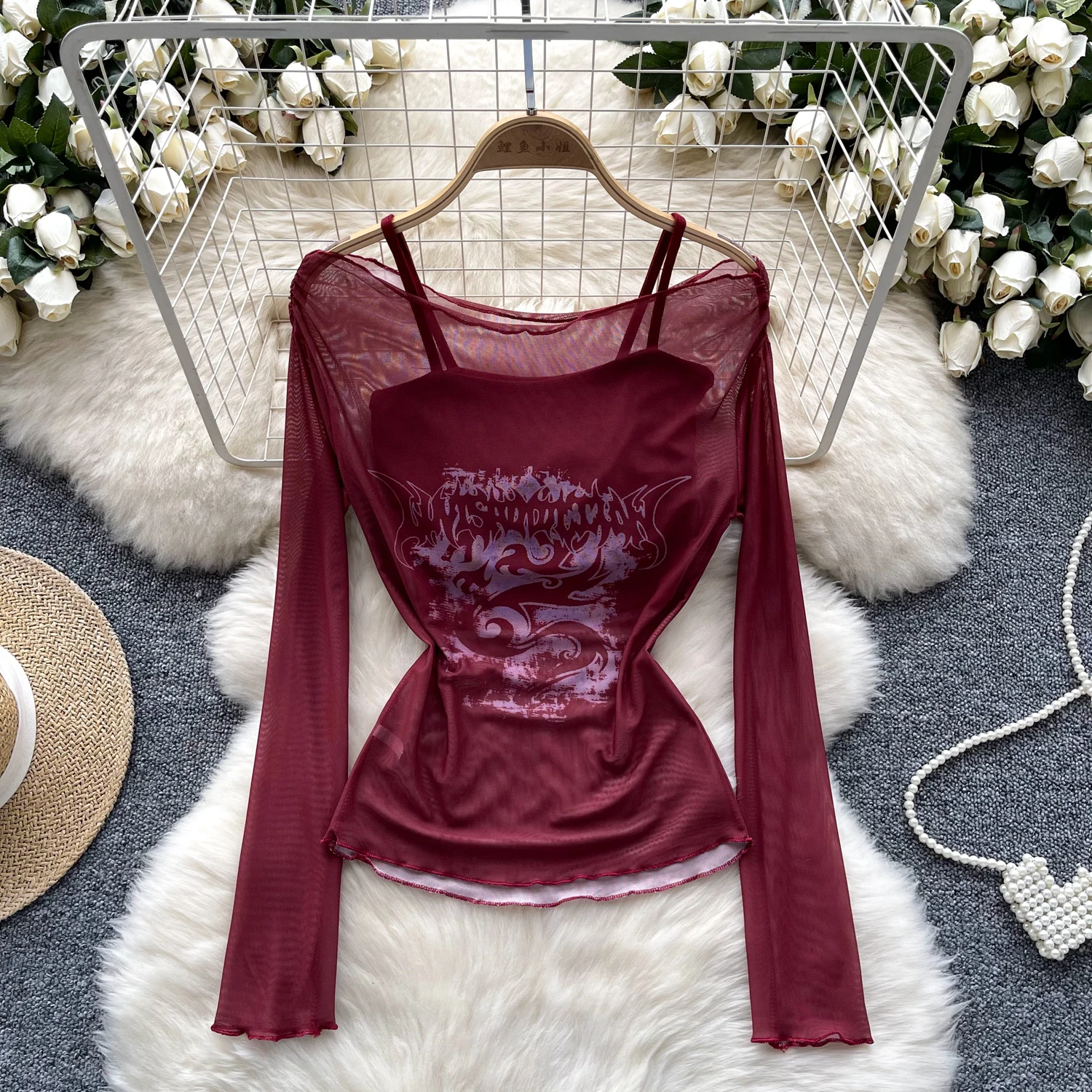 Chic Sweet off shoulder print mesh sheer Blouse Elegant French Fashion Sexy Shirt summer lool sleeve Women Top
Chic Sweet off shoulder print mesh sheer Blouse Elegant French Fashion Sexy Shirt summer lool sleeve Women Top