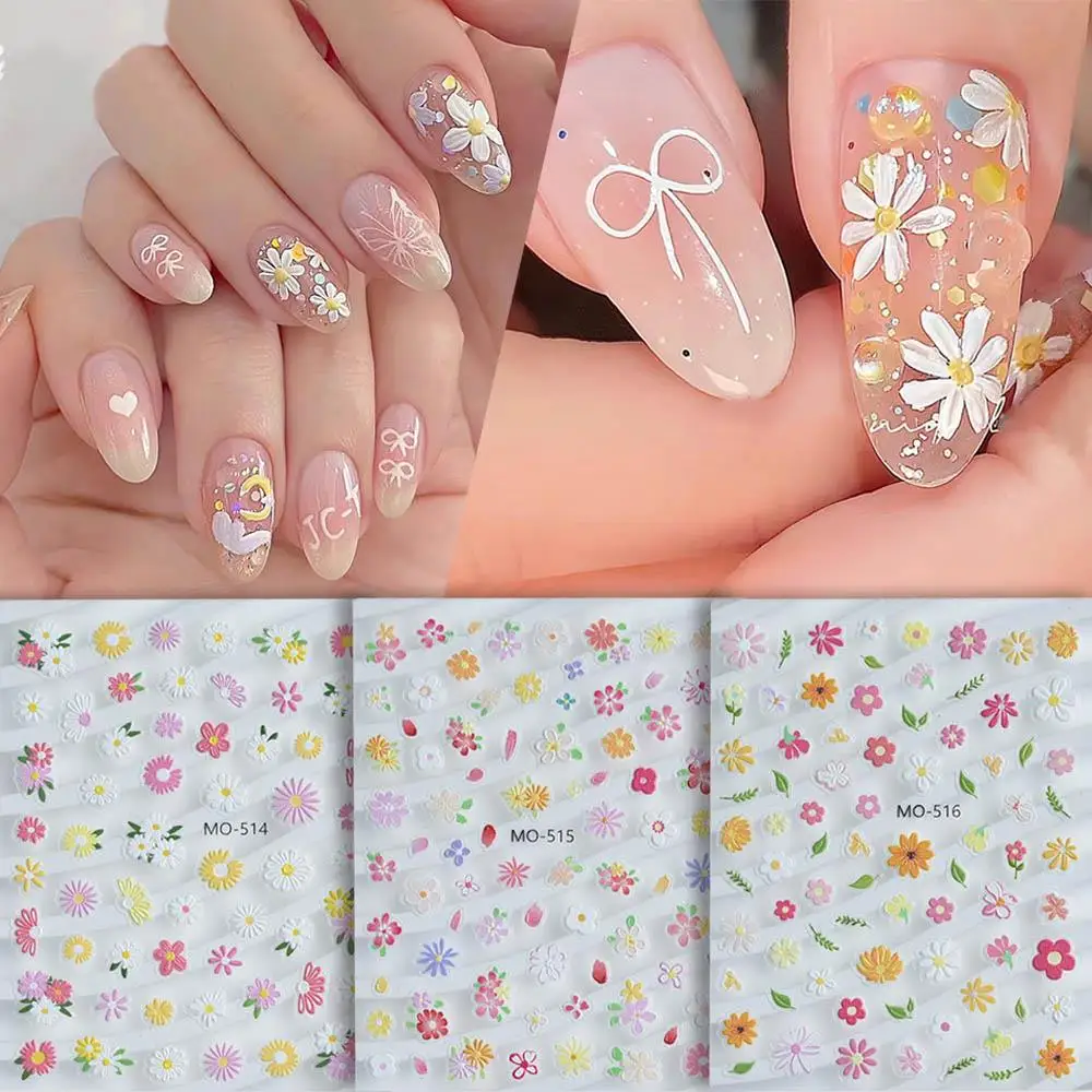 Colorful Spring Decor Embossed Relief Manicure Decal Flower Sweet Nail Stickers Cute Decoration Manicure Tool DIY Nail Art
Colorful Spring Decor Embossed Relief Manicure Decal Flower Sweet Nail Stickers Cute Decoration Manicure Tool DIY Nail Art