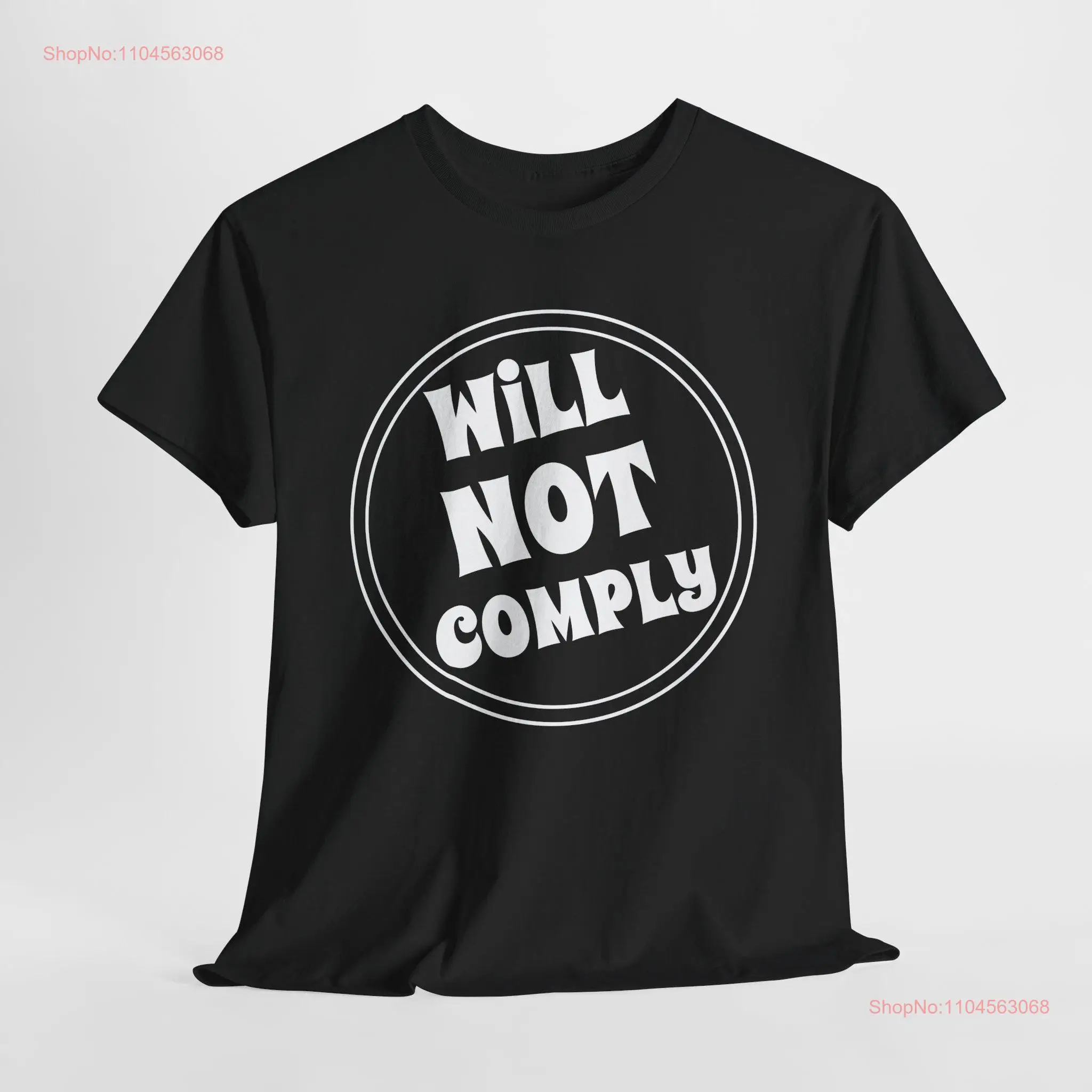 Забавная футболка Will Not Comply для Rebel Freedom Fighter с длинными или короткими рукавами
Забавная футболка Will Not Comply для Rebel Freedom Fighter с длинными или короткими рукавами