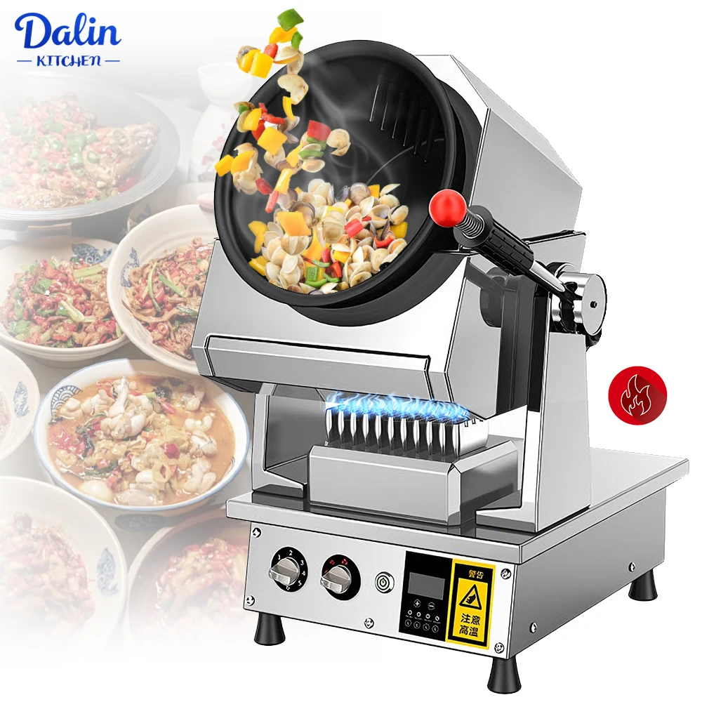 Hot Selling Commercial Stainless Steel Rotating Cylinder Cooker Automatic Gas Electric Stir Fry Cooking Robot Wok Pot Machine
Hot Selling Commercial Stainless Steel Rotating Cylinder Cooker Automatic Gas Electric Stir Fry Cooking Robot Wok Pot Machine