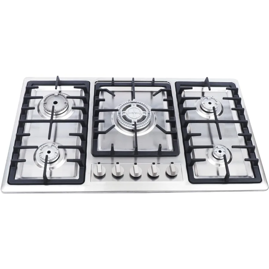 33x20 Встроенная газовая варочная панель с 5 конфорками для отеля, ресторана, дома, природного газа, легкая очистка, поверхность из нержавеющей стали, серебро
33x20 Встроенная газовая варочная панель с 5 конфорками для отеля, ресторана, дома, природного газа, легкая очистка, поверхность из нержавеющей стали, серебро
