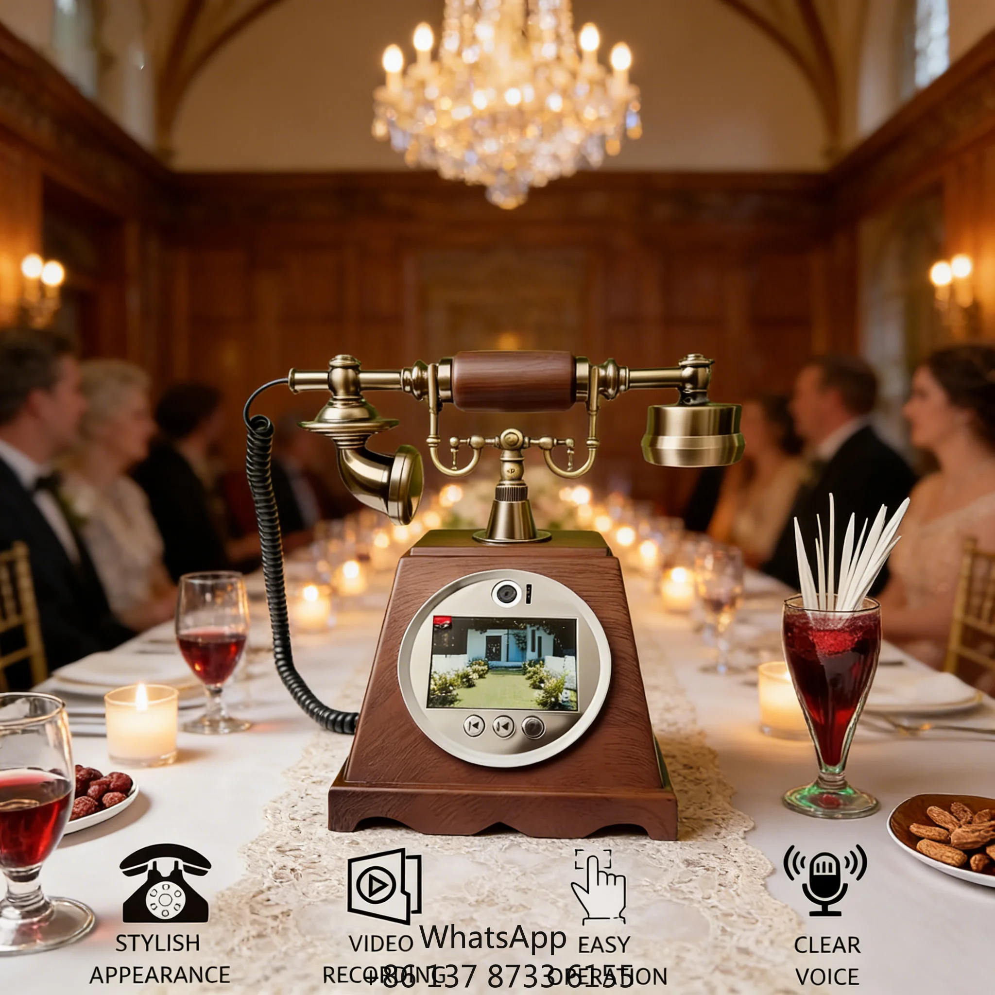 ABS Material Retro Cordless Phone , Video Guest Book , Manufacturer Direct For Weddings, Home, Hotels And Parties
ABS Material Retro Cordless Phone , Video Guest Book , Manufacturer Direct For Weddings, Home, Hotels And Parties