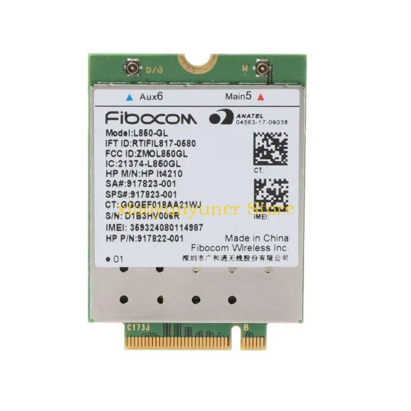 P9JB L850-GL for HP LT4210 Fibocom Card Wireless 917823-001 WWAN Mobile Module 4G LTE NEU
P9JB L850-GL for HP LT4210 Fibocom Card Wireless 917823-001 WWAN Mobile Module 4G LTE NEU