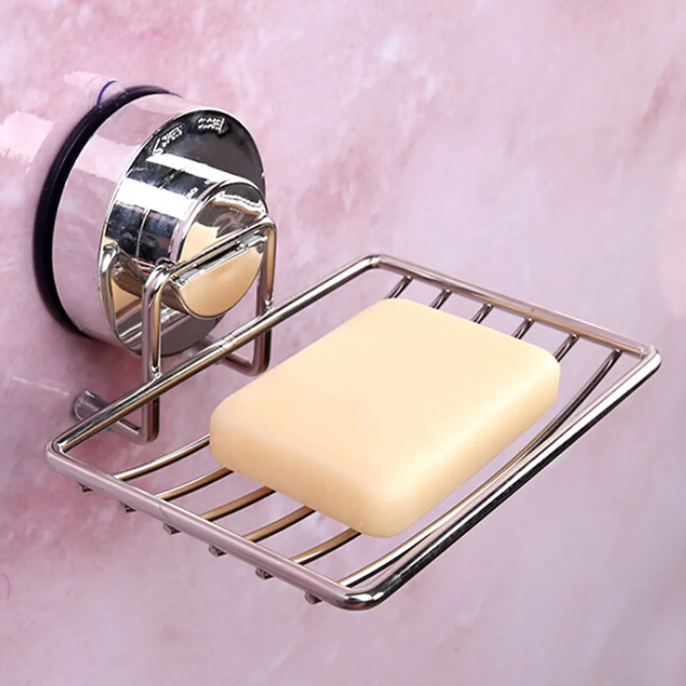 Bathroom Soap Holder for Shower Wall Dish Suction Cup Mounted Stainless Steel Adhesive
Bathroom Soap Holder for Shower Wall Dish Suction Cup Mounted Stainless Steel Adhesive