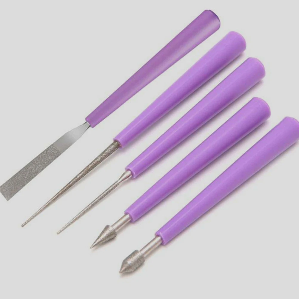 5 Pcs Diamond Files Beading Tools Abs Handle Reamers Needle Files Set Wood Jade Beads Hole Enlarger Polishing Glass Plastic
5 Pcs Diamond Files Beading Tools Abs Handle Reamers Needle Files Set Wood Jade Beads Hole Enlarger Polishing Glass Plastic
