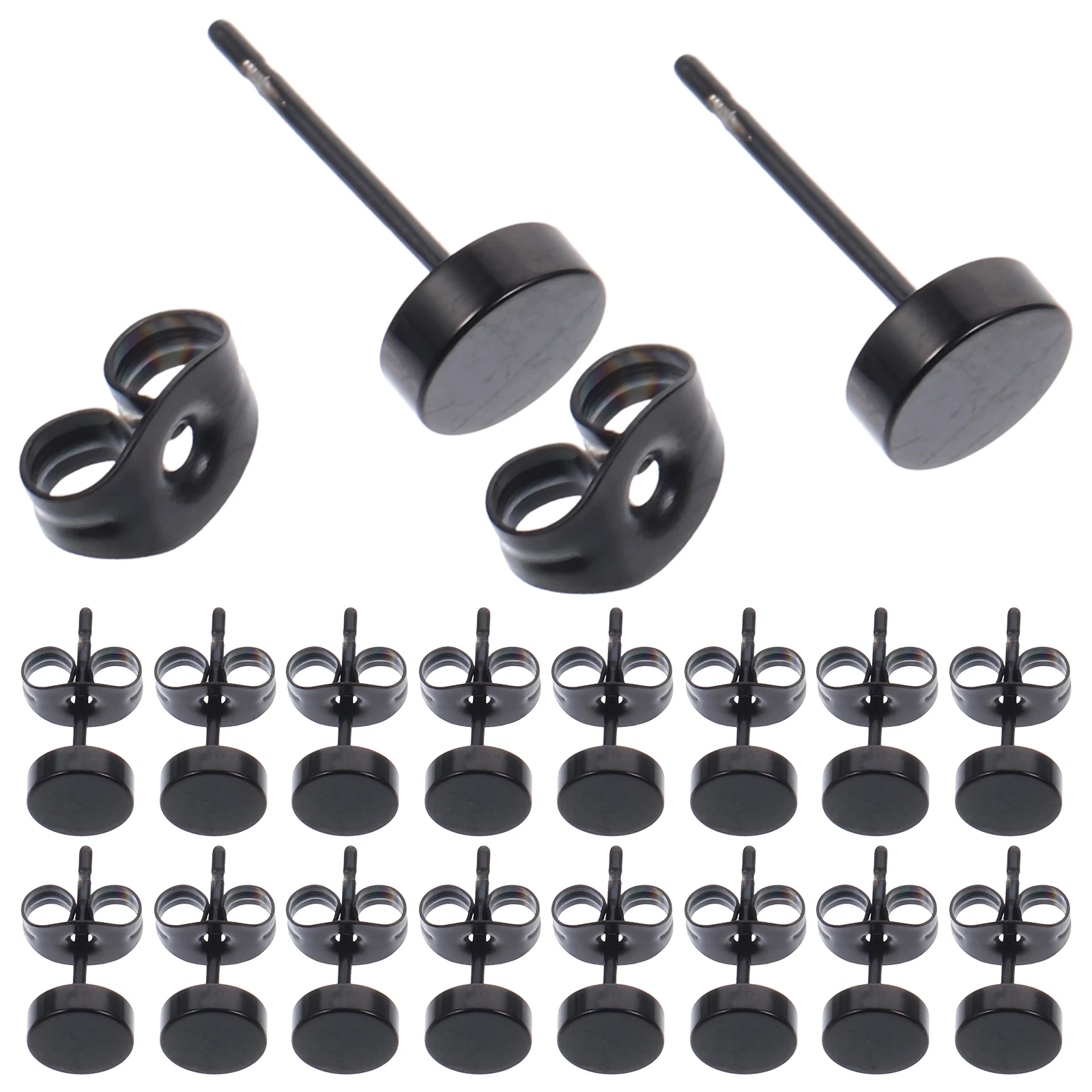 20 Pcs Titanium Steel Earrings for Women Men Flat Round Small Studs Jewelry Hoop Cartilage Backs Trendy Ear Accessories
20 Pcs Titanium Steel Earrings for Women Men Flat Round Small Studs Jewelry Hoop Cartilage Backs Trendy Ear Accessories