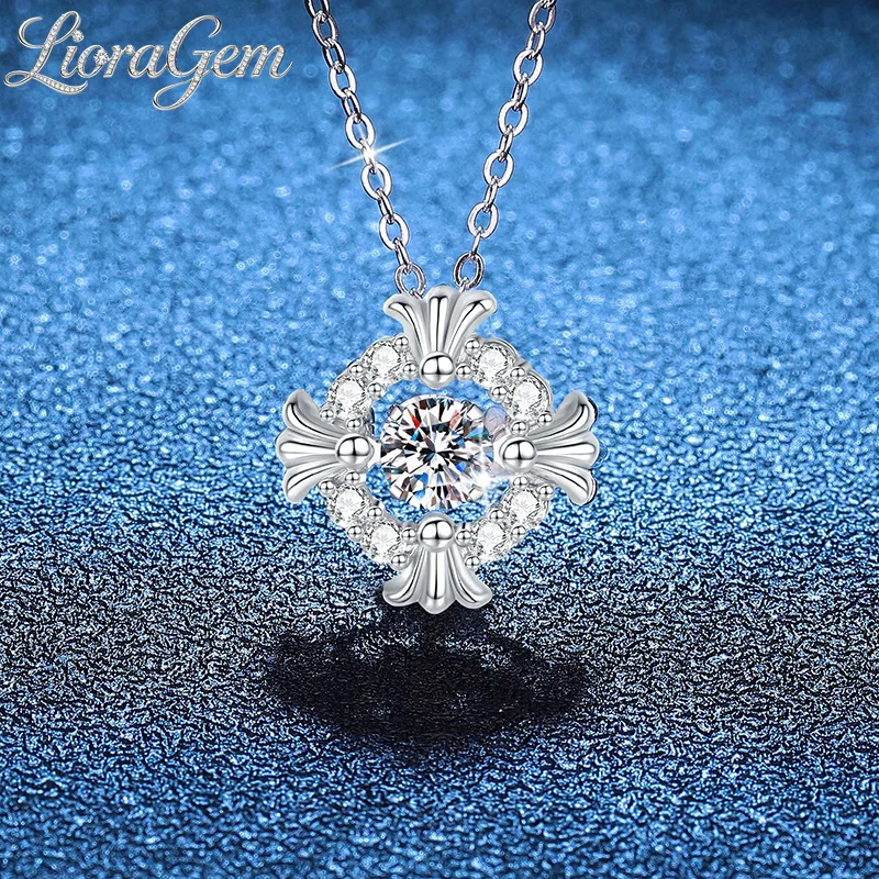 LioraGem 50-point Moissanite Necklace for Women, Palace-pattern Moissanite Pendant Necklace Platinum PT950 Stamp
LioraGem 50-point Moissanite Necklace for Women, Palace-pattern Moissanite Pendant Necklace Platinum PT950 Stamp