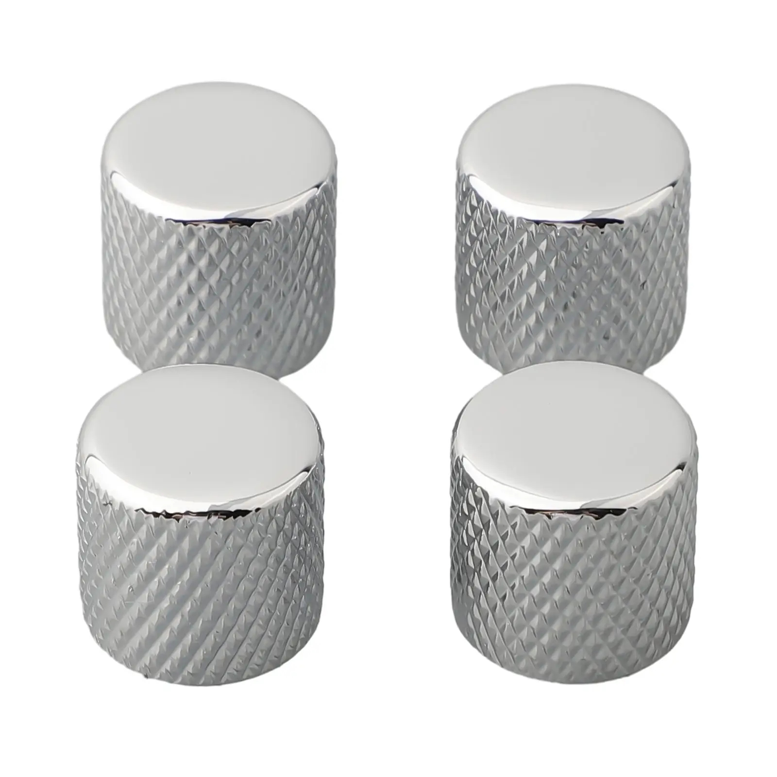 Buttons Guitar Knobs For Electric Guitar Metal Parts Silver/Black Tone Volume 4PCS Accessories Knobs Practical
Buttons Guitar Knobs For Electric Guitar Metal Parts Silver/Black Tone Volume 4PCS Accessories Knobs Practical