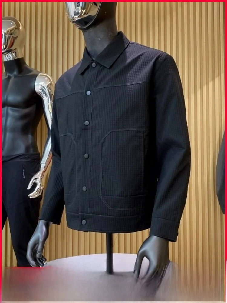 Мужская рабочая куртка из клетчатой ткани с воротником-стойкой, осенняя новинка, модная, приталенная, немнущаяся, профессиональная.
Мужская рабочая куртка из клетчатой ткани с воротником-стойкой, осенняя новинка, модная, приталенная, немнущаяся, профессиональная.