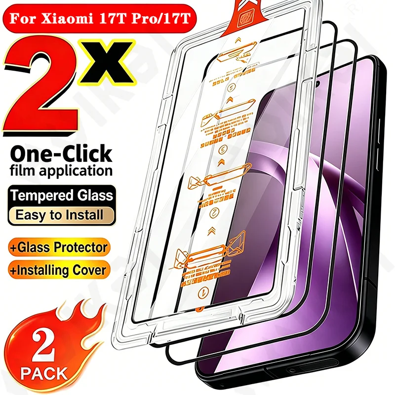 2 Pack For Xiaomi 17T Pro 4G 5G 2026 Tempered Glass Screen Protector Dust-Elimination Bubble Free HD Clear
2 Pack For Xiaomi 17T Pro 4G 5G 2026 Tempered Glass Screen Protector Dust-Elimination Bubble Free HD Clear