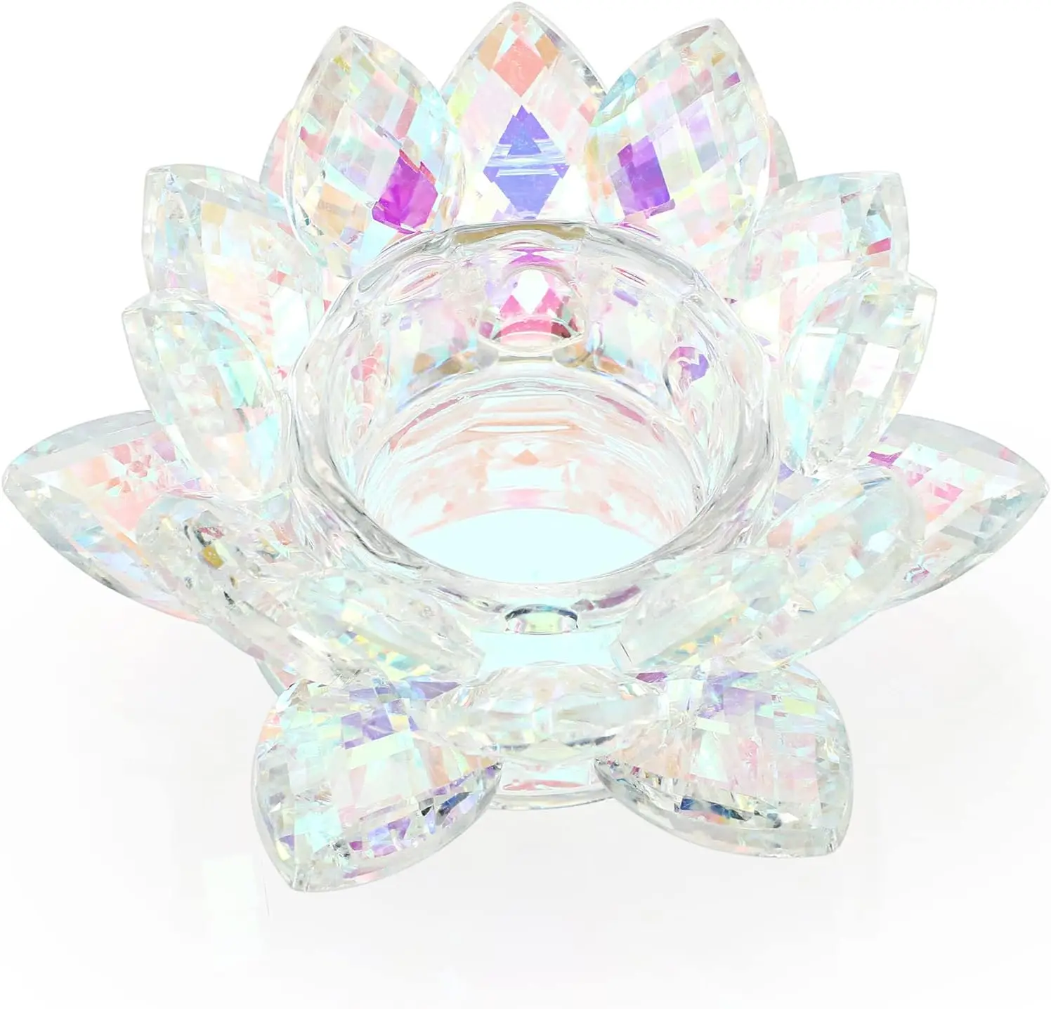 Crystal Lotus Tealight Candle Holder, Sparkly Lotus Petal Votive Candle Stand for Wedding Table Centerpiece Home Decor
Crystal Lotus Tealight Candle Holder, Sparkly Lotus Petal Votive Candle Stand for Wedding Table Centerpiece Home Decor