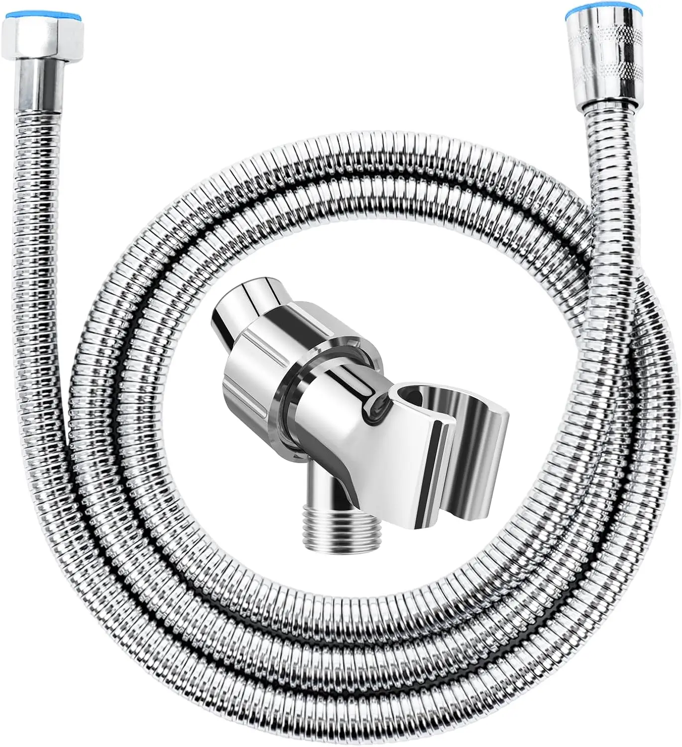 Adjustable Handheld Shower Head Holder and Hose with 360° Brass Ball, Easy Install Replacement Parts, Silver
Adjustable Handheld Shower Head Holder and Hose with 360° Brass Ball, Easy Install Replacement Parts, Silver