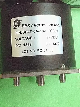 12V SP4T RF Coaxial Relay Switch SP4T-0A-18A-TC002 DC-18GHz SMA Connector High Power Single Pole Four Throw RF
12V SP4T RF Coaxial Relay Switch SP4T-0A-18A-TC002 DC-18GHz SMA Connector High Power Single Pole Four Throw RF