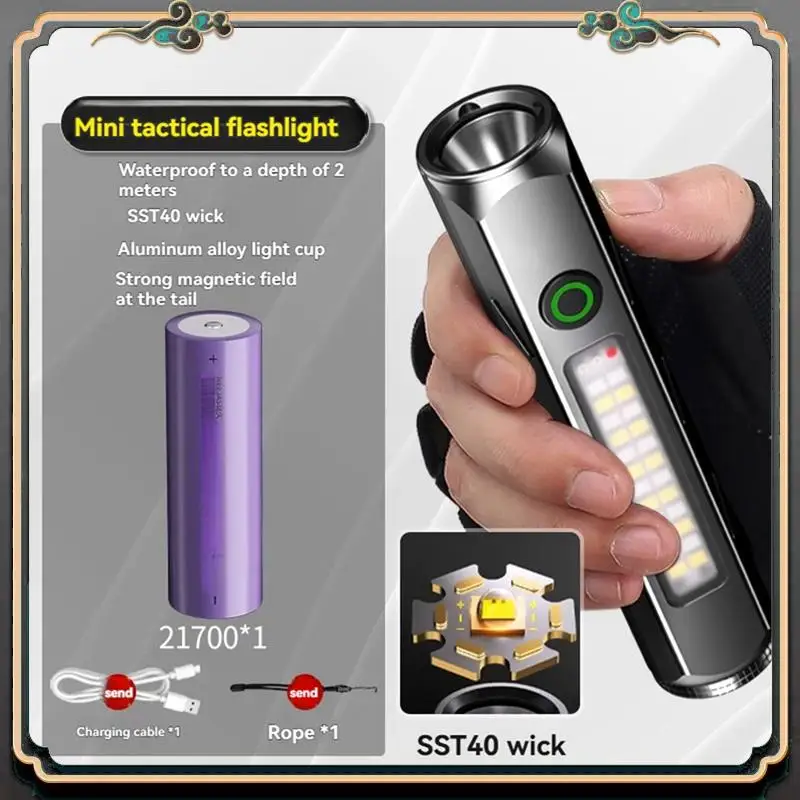 Premium Rechargeable LED Flashlights Tactical Flashlight Waterproof LED Flashlights For Home Camping Dog Walking
Premium Rechargeable LED Flashlights Tactical Flashlight Waterproof LED Flashlights For Home Camping Dog Walking