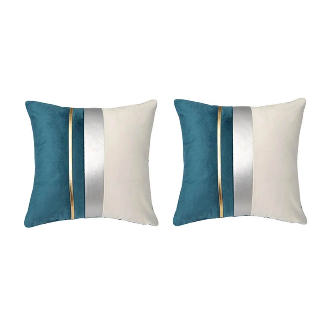 【24H SALE】2 Pack Stitching Velvet Throw Pillow Pillowcase Gold Striped Leather Cushion Cover For Sofa Living Room Decoration
【24H SALE】2 Pack Stitching Velvet Throw Pillow Pillowcase Gold Striped Leather Cushion Cover For Sofa Living Room Decoration
