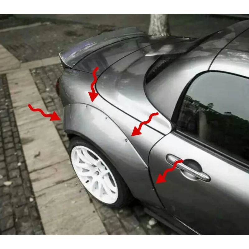 FRP Fiberglass Front & Rear Wheel Arch Flares Set for MX5 Roadster Miata NC
FRP Fiberglass Front & Rear Wheel Arch Flares Set for MX5 Roadster Miata NC