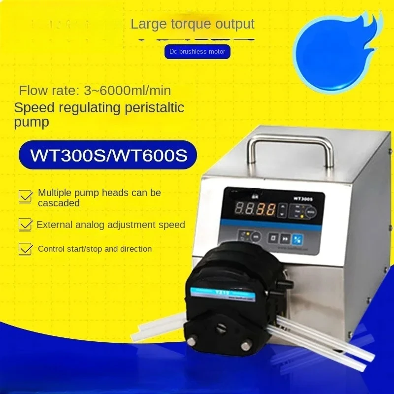 Перистальтический насос Wt300s/Wt600s с контролем скорости
Перистальтический насос Wt300s/Wt600s с контролем скорости