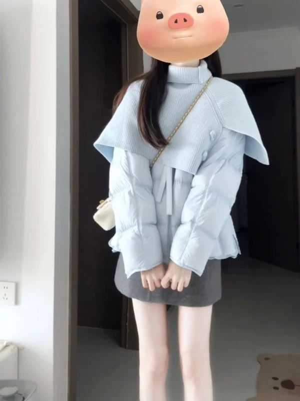 Стильная синяя куртка-пуховик для женщин, зимняя верхняя одежда в корейском стиле, свободный крой, длинная, на молнии
Стильная синяя куртка-пуховик для женщин, зимняя верхняя одежда в корейском стиле, свободный крой, длинная, на молнии