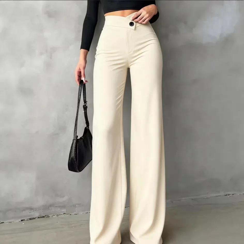 Women Old Money High Waist Wide Leg Pants Elegant Office Trousers Asymmetrical Waist Business Casual Bottoms
Women Old Money High Waist Wide Leg Pants Elegant Office Trousers Asymmetrical Waist Business Casual Bottoms
