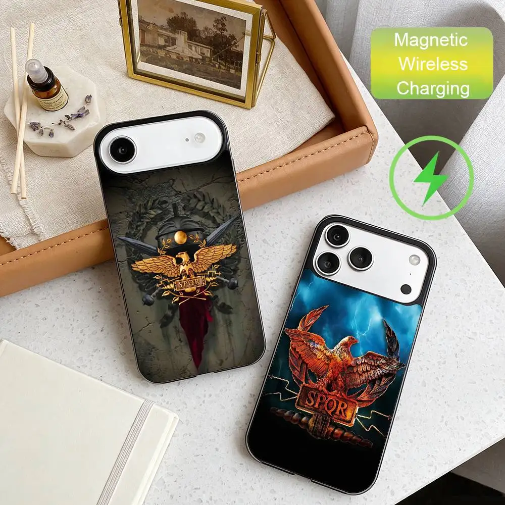 Roman E-Empire SPQR Phone Case For iPhone17,16,15,14,13,12,11 Max Black Wireless Charging Protecitve Cover
Roman E-Empire SPQR Phone Case For iPhone17,16,15,14,13,12,11 Max Black Wireless Charging Protecitve Cover