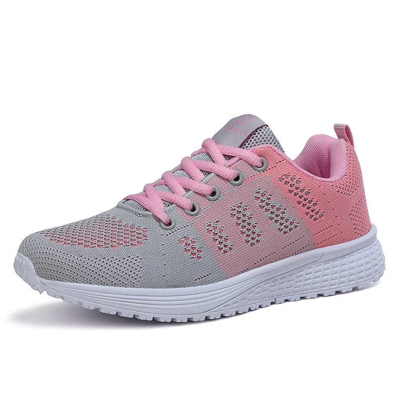 Women's solid color casual sneakers Fashion thick walking mesh breathable spring and autumn flat women's running shoes
Women's solid color casual sneakers Fashion thick walking mesh breathable spring and autumn flat women's running shoes