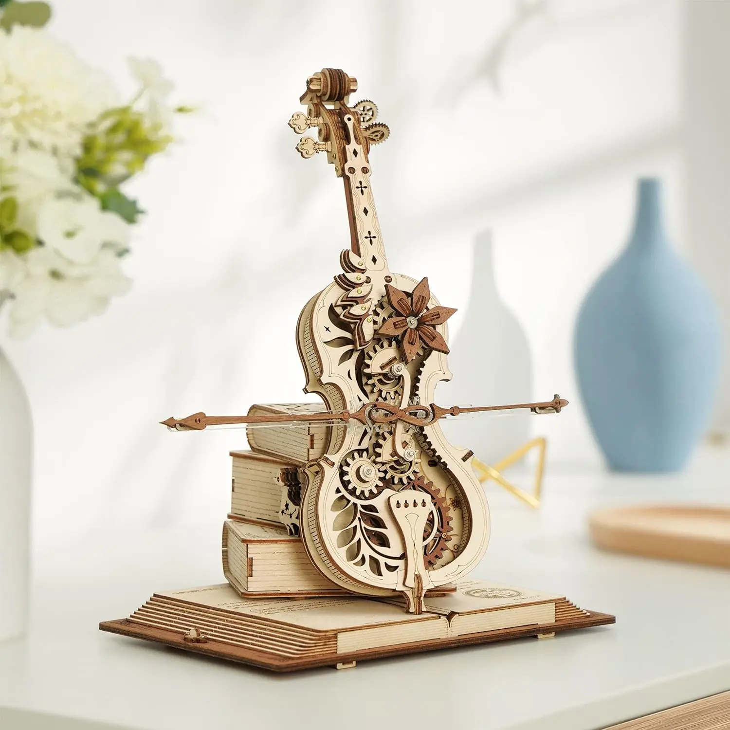 FurHaven 3D Wooden Cello Music Box DIY Movable Stem Creative Girls Educational Toy Gift
FurHaven 3D Wooden Cello Music Box DIY Movable Stem Creative Girls Educational Toy Gift