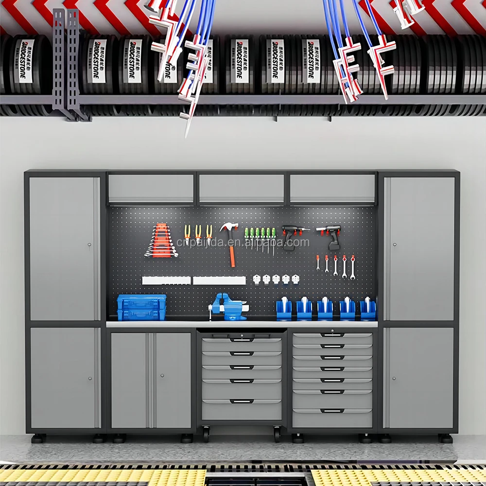 Tool Garage Cabinets Garage Storage Cabinet Workbench Mechanical Tool Cabinet Locking System Cabinet Metal Tool Storage CabinetA
Tool Garage Cabinets Garage Storage Cabinet Workbench Mechanical Tool Cabinet Locking System Cabinet Metal Tool Storage CabinetA