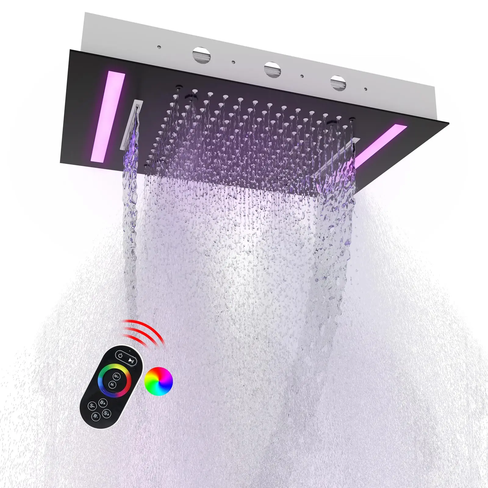 Chrome 304 Stainless Steel 14x20inch LED Multi-Function Full-Body Rainfall Spray Waterfall Modern Design Shower Head
Chrome 304 Stainless Steel 14x20inch LED Multi-Function Full-Body Rainfall Spray Waterfall Modern Design Shower Head
