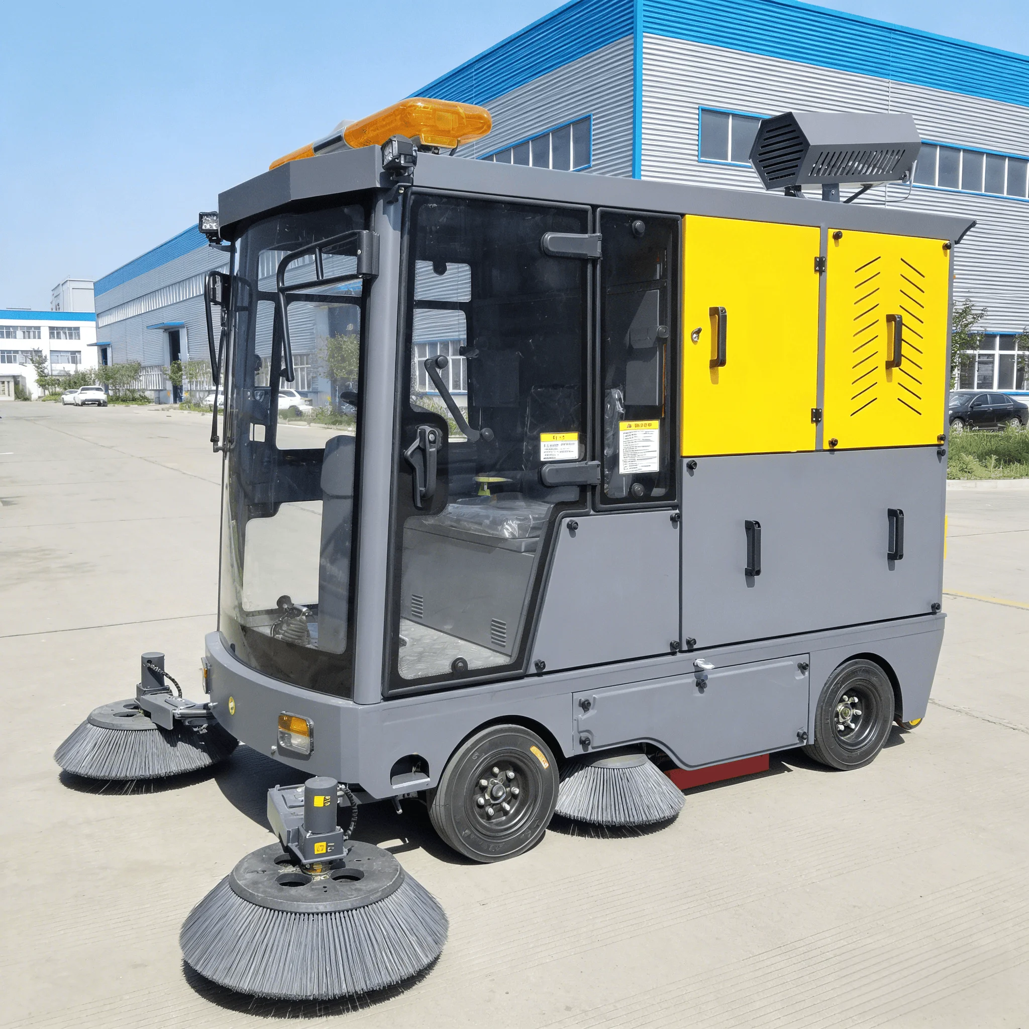 Premium Quality Ride-On New Fully Enclosed Cabin Electric Road Sweeper Zero Emission Battery Powered Automatic Street Cleaning
Premium Quality Ride-On New Fully Enclosed Cabin Electric Road Sweeper Zero Emission Battery Powered Automatic Street Cleaning